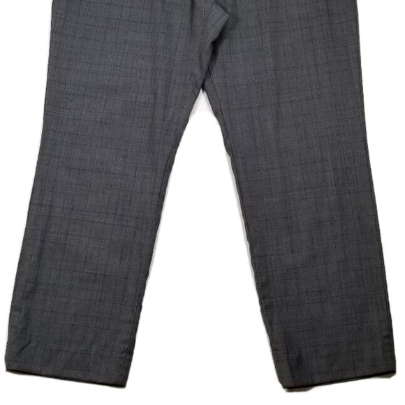 THEORY Jake W U_ Steep Twill Plaid Wool Dress Pants 5619E1M - Picture 3 of 12